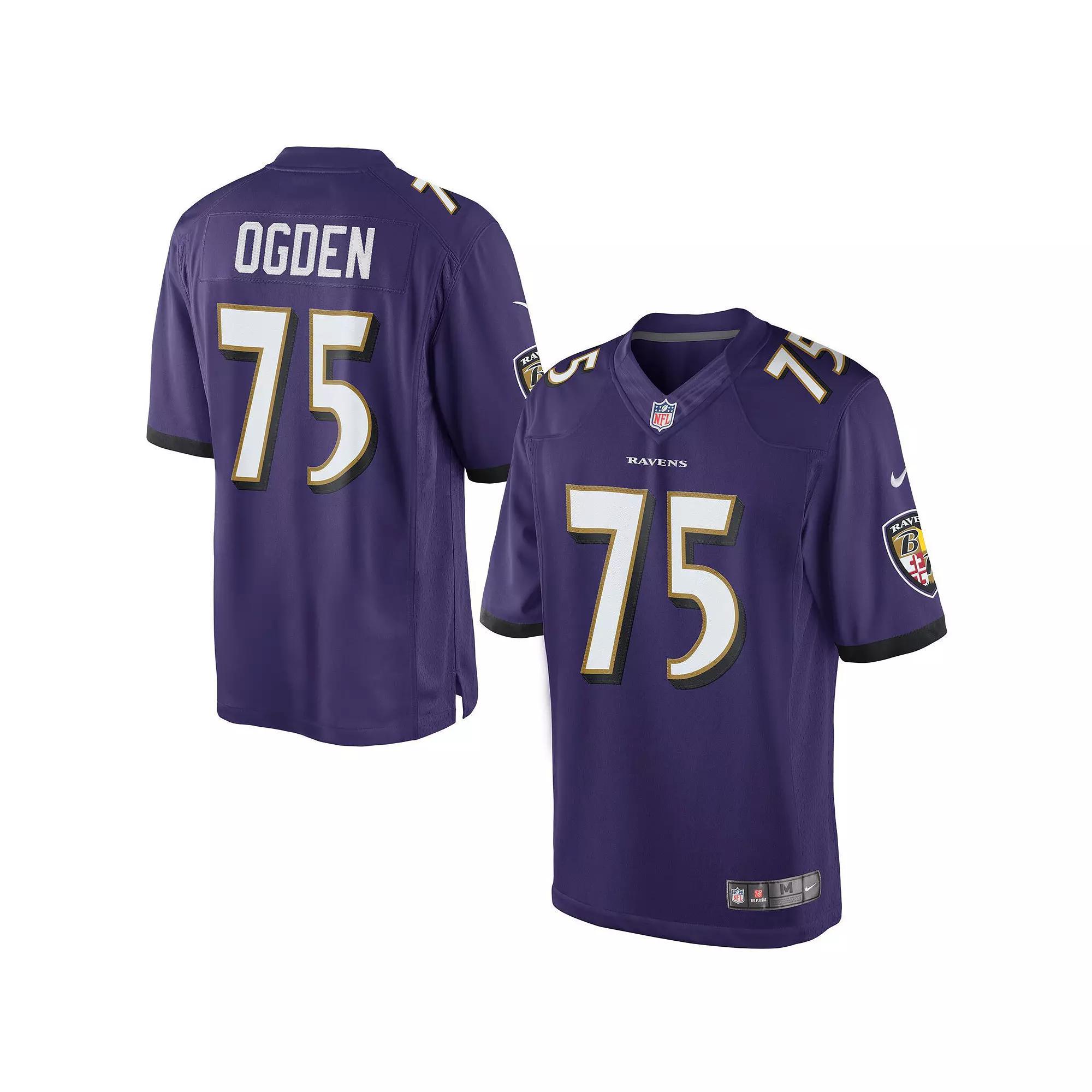 Mens Nike Jonathan Ogden Purple Baltimore Ravens Retired Player Limited Jersey, Men's, Size: Small Product Image