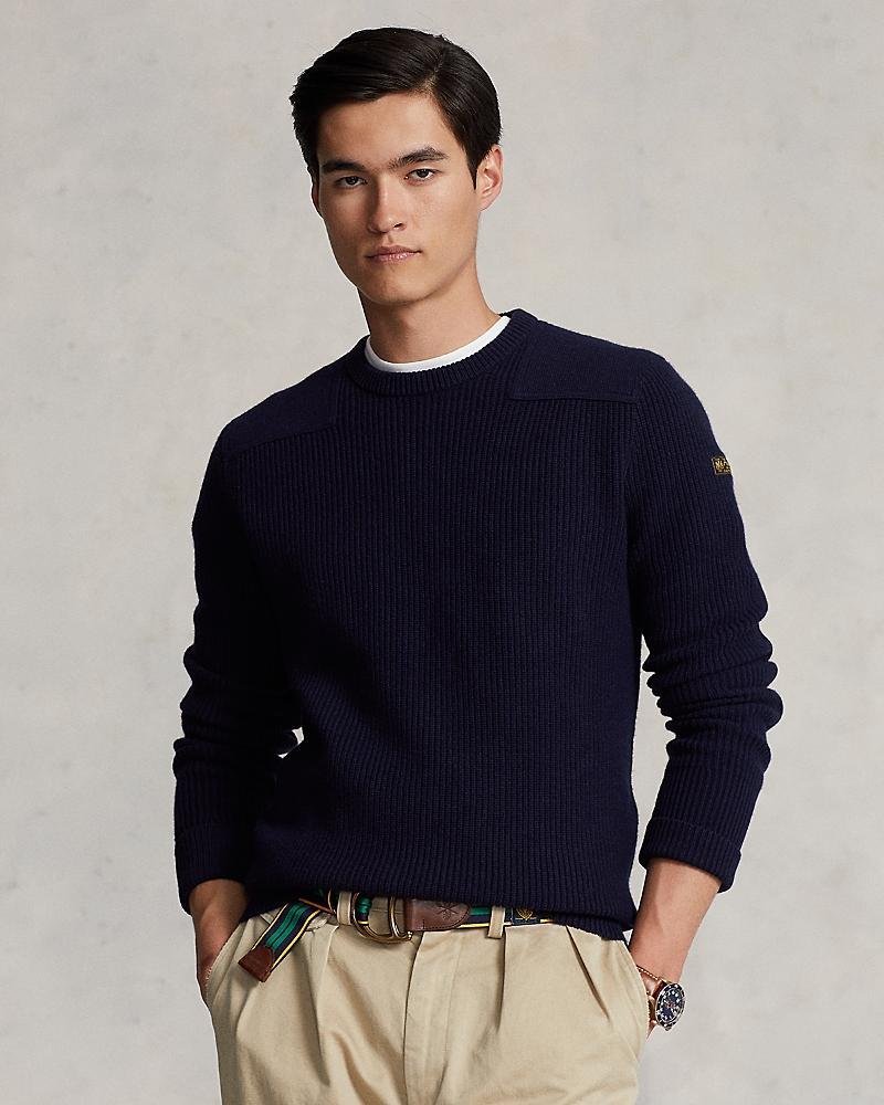 Polo Ralph Lauren Wool Regular Fit Crewneck Sweater Product Image