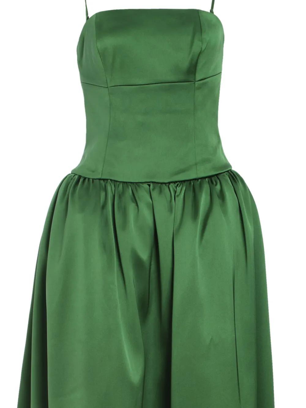 satin bandeau dress  Product Image