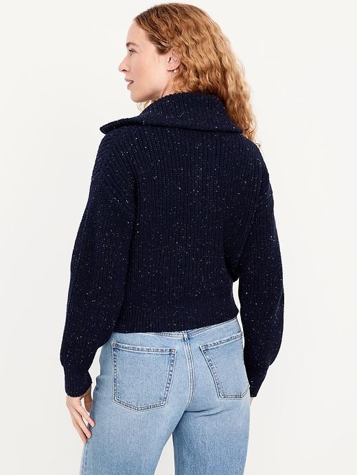 Ribbed Full-Zip Cardigan Product Image