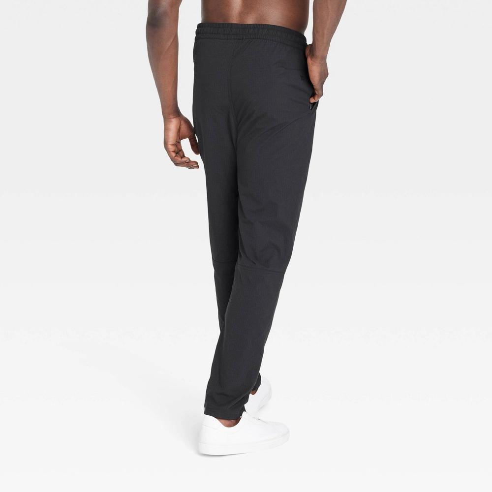 Mens Ripstop Pants - All In Motion Black Onyx S: Fit, Moisture Wicking, Quick Dry, UPF 50+, Zippered Pocket Product Image