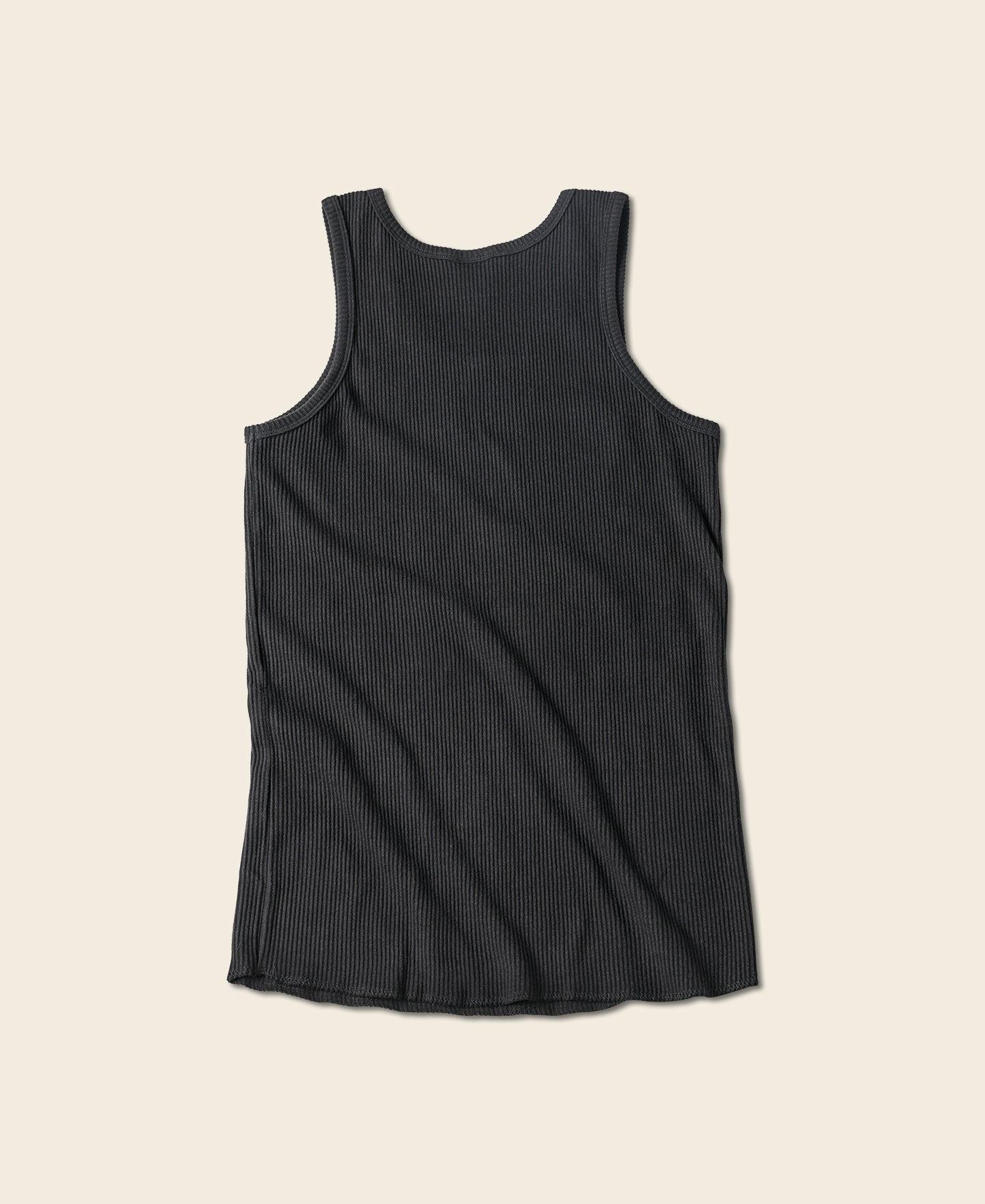 10.5 oz Cotton Tank Top - Black Product Image