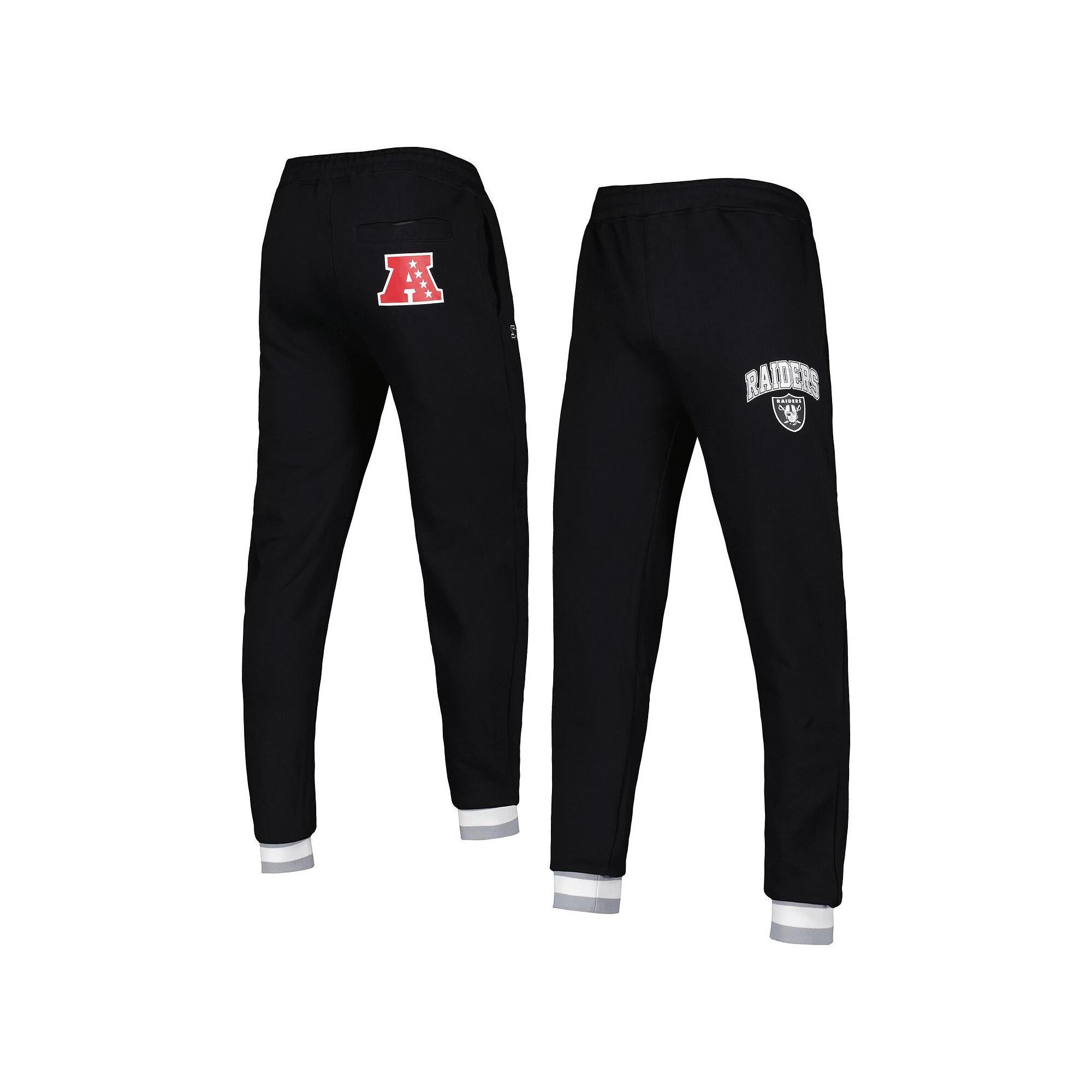 Men's Starter Black Las Vegas Raiders Blitz Fleece Jogger Pants, Size: XL, Lvr Black Product Image