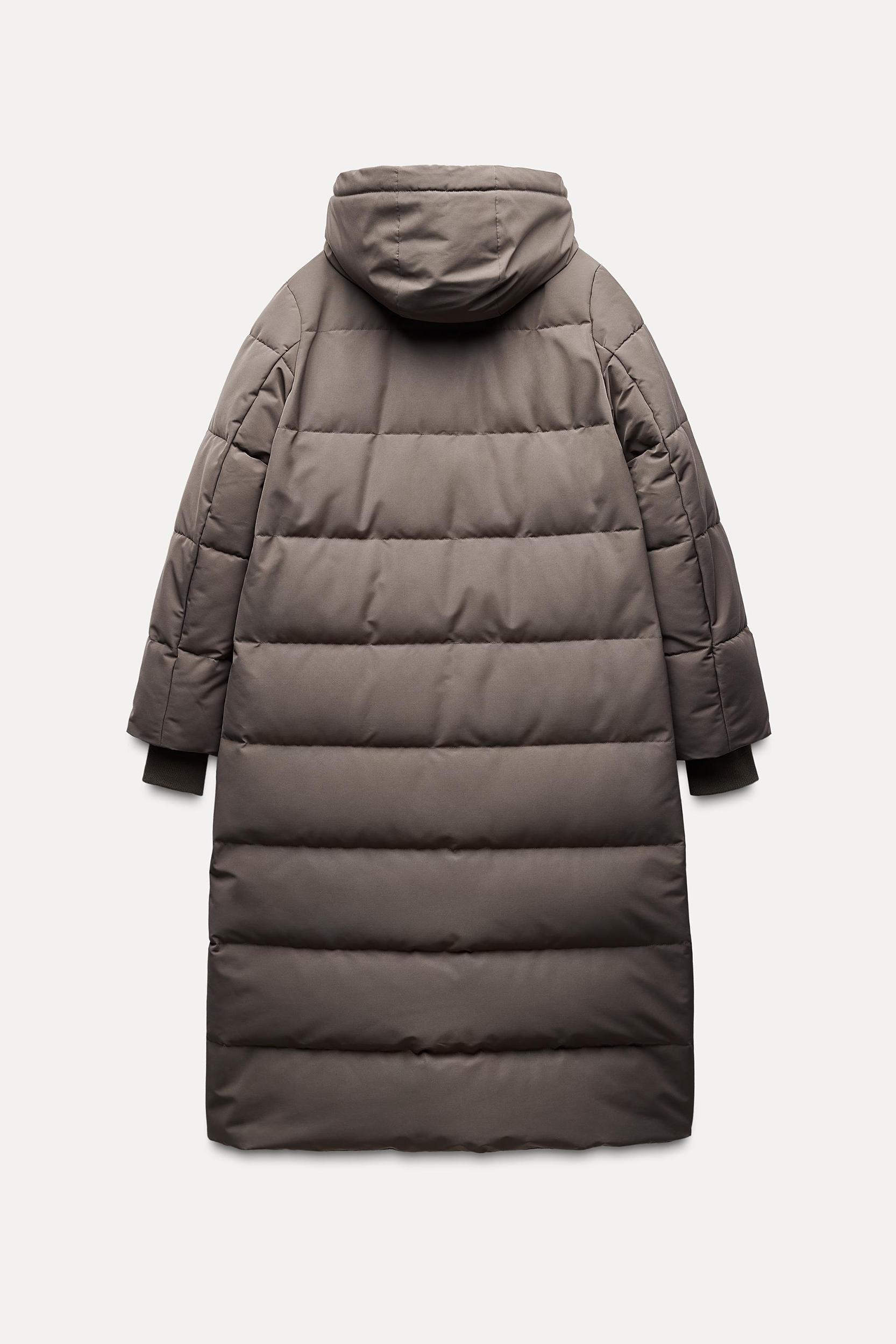 WATER AND WIND PROTECTION LONGLINE HOODED DOWN JACKET Product Image