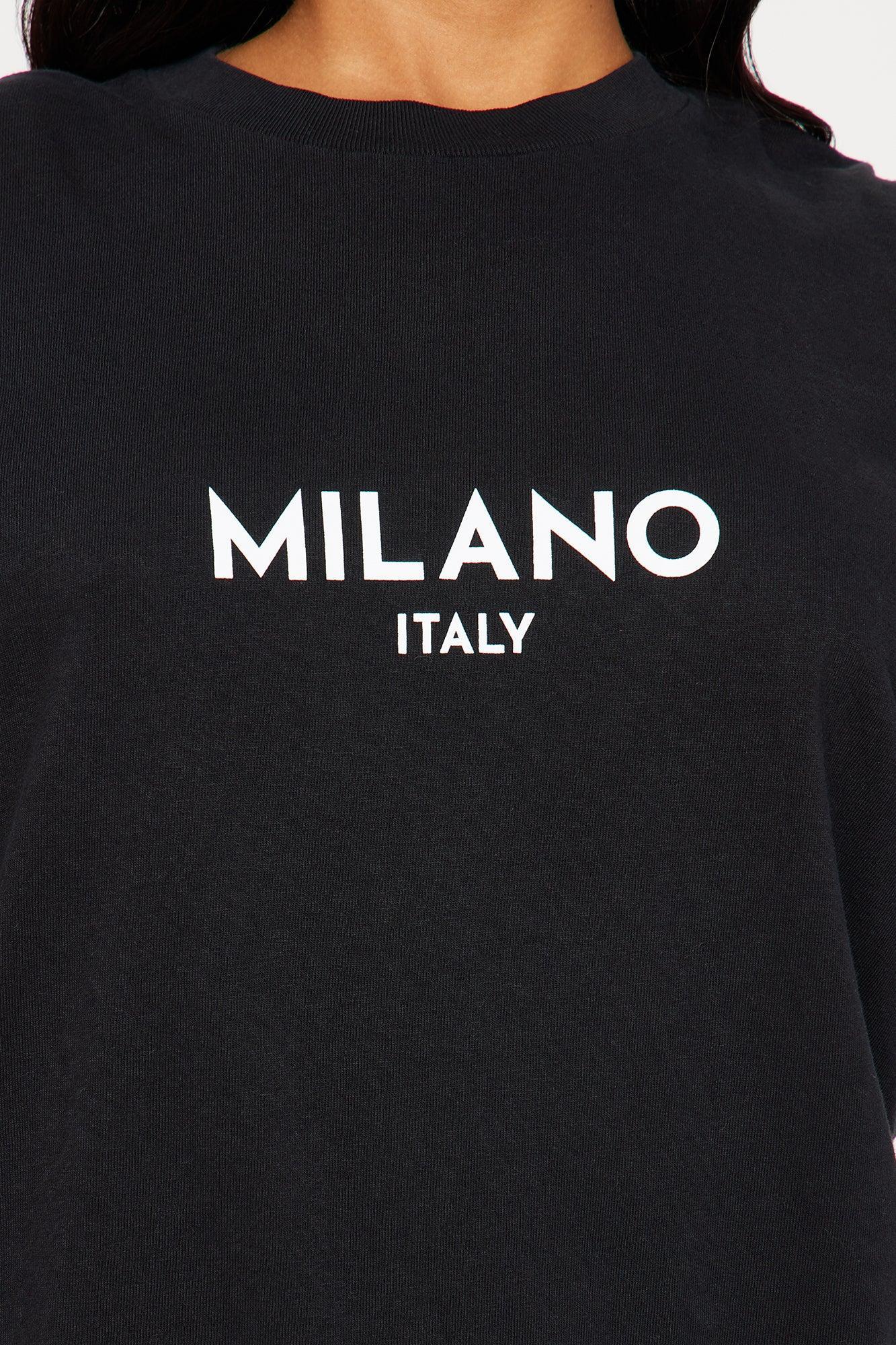 Milano Italy Washed Tee - Black Product Image