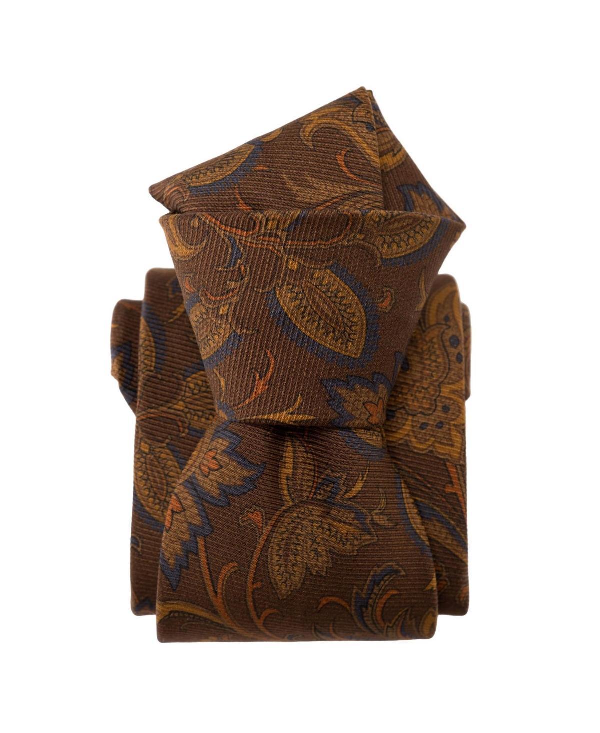 Elizabetta Calvino - Printed Silk Tie for Men in Black at Nordstrom Product Image