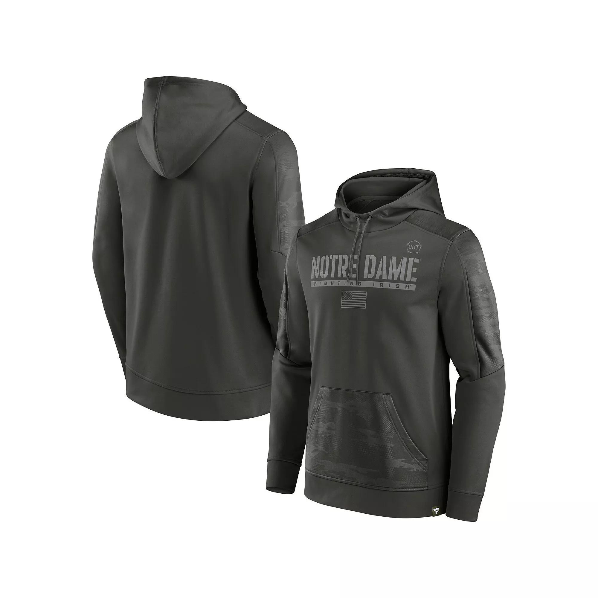 Men's Fanatics Branded Olive Oklahoma Sooners OHT Military Appreciation Guardian Pullover Hoodie, Size: Large, Team Product Image