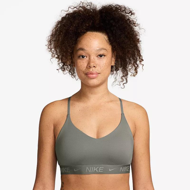 Nike Indy Light Support Padded Sports Bra, Women's, Size: XXL, Armory Blue Product Image