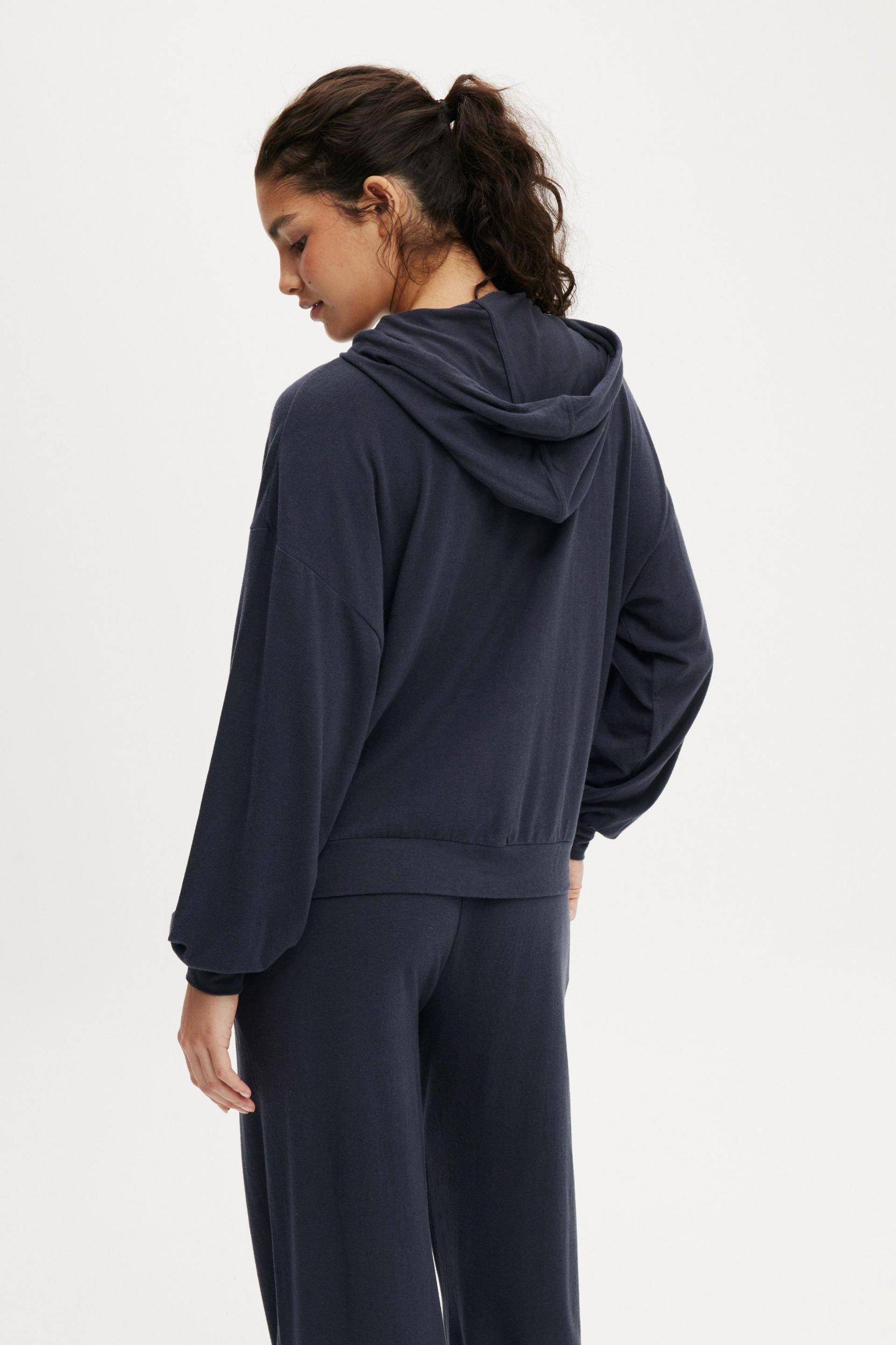 Light Weight Super Soft Hooded Zip Through Product Image