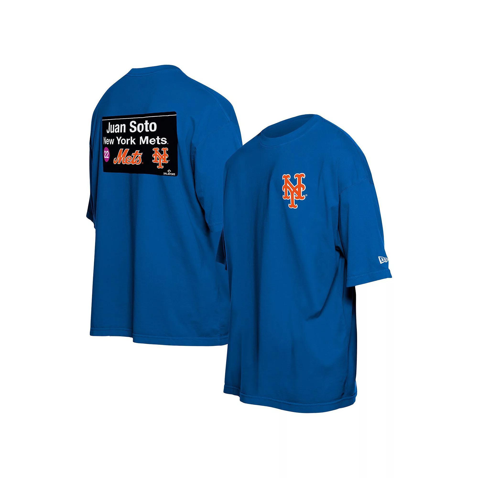 Men's New Era Juan Soto Blue New York Mets Sign Player T-Shirt, Size: XL Product Image