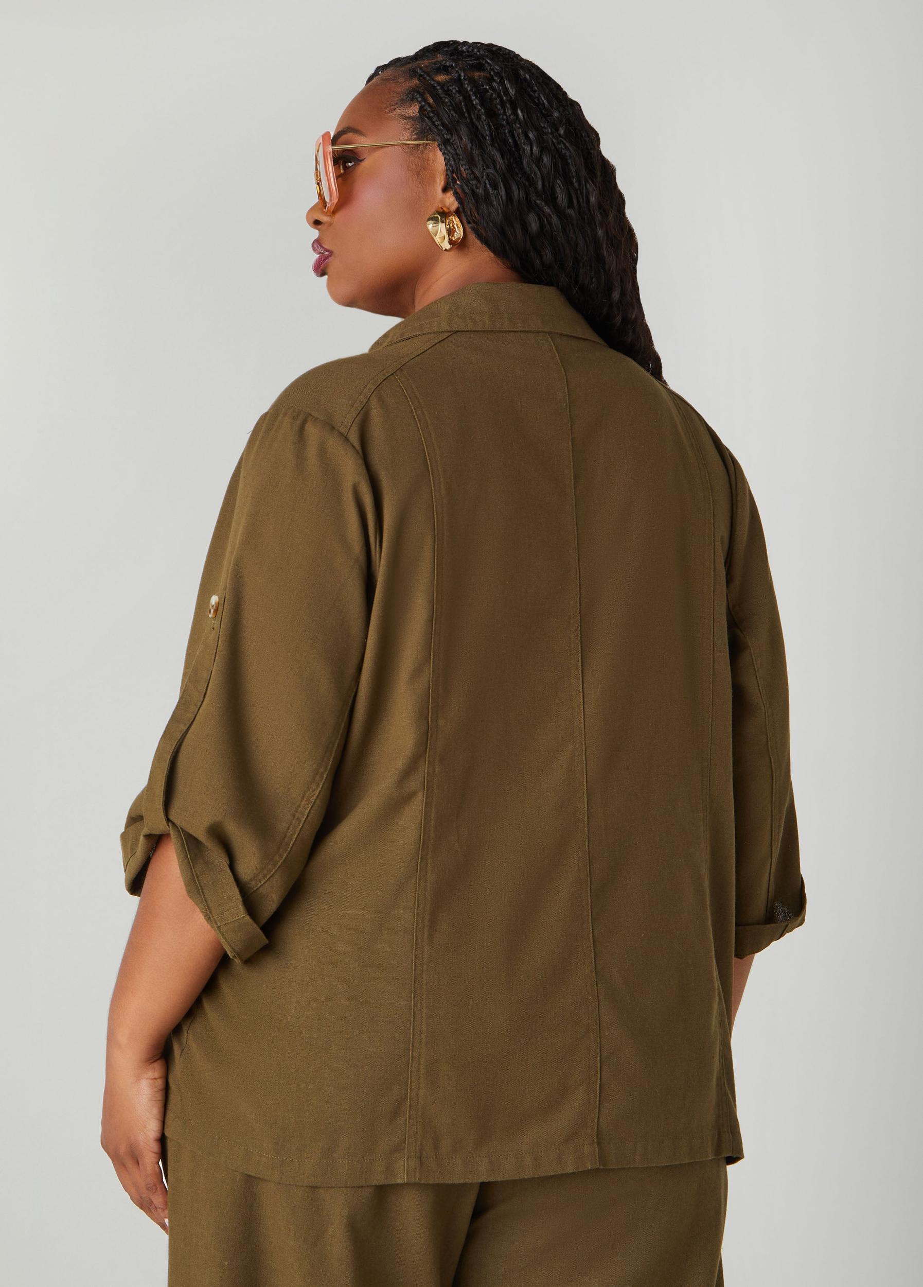 Woven Cargo Jacket Product Image