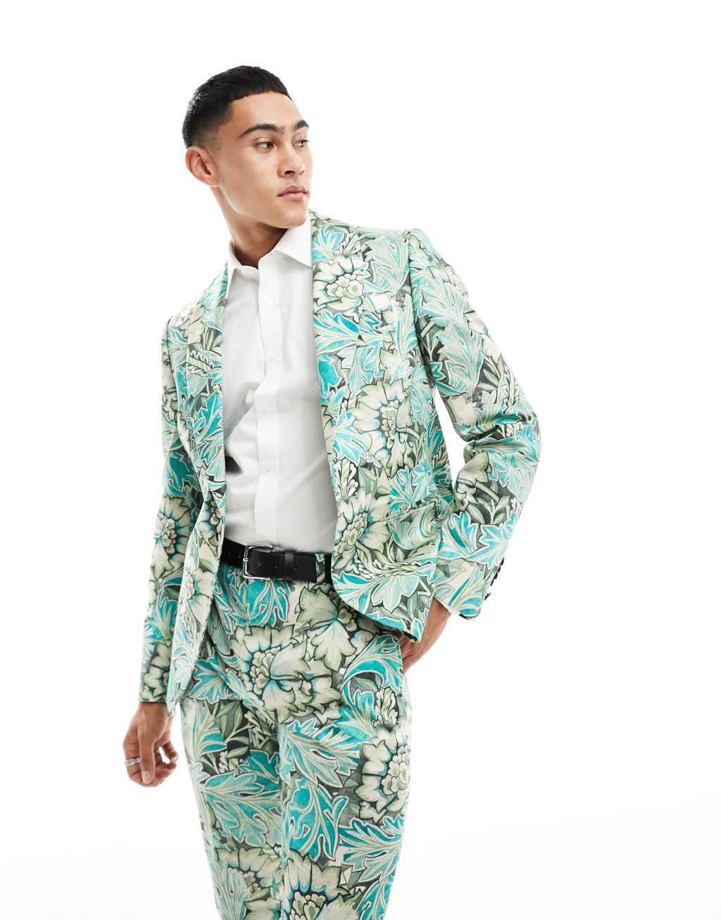Twisted Tailor morris floral suit jacket Product Image