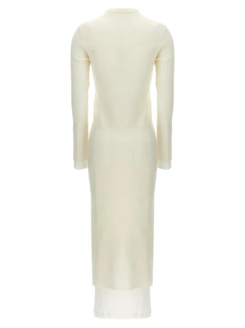 JIL SANDER Off-white Layered Dress Product Image