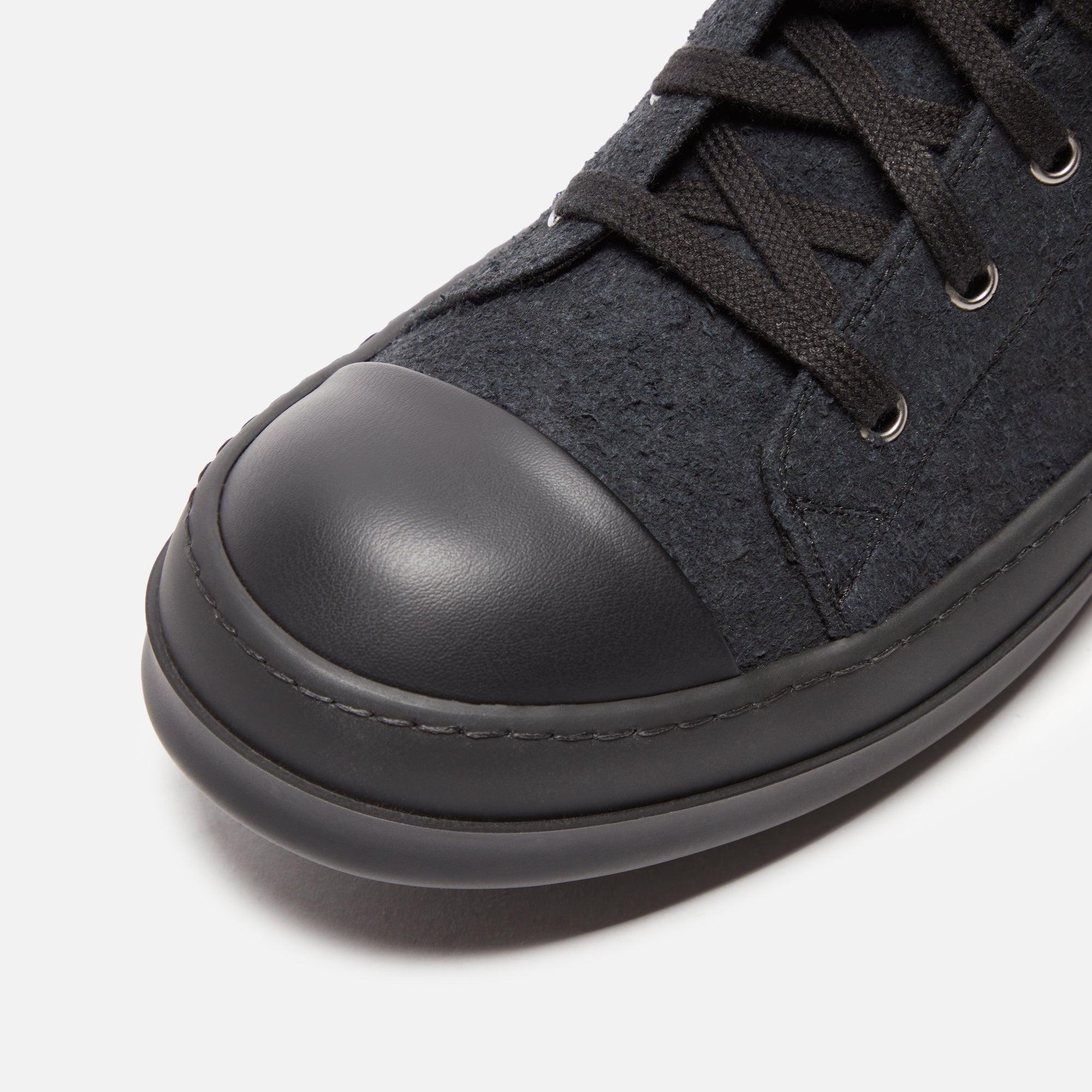 Rick Owens Cargo Sneakers - Black / Scarpe Shaggy Cotton Male Product Image