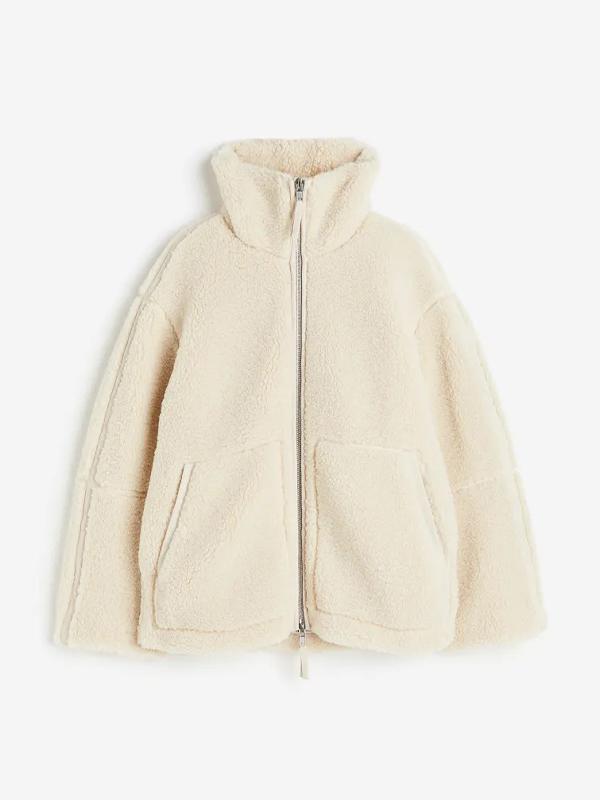 Lambswool polar fleece vintage jacket Product Image