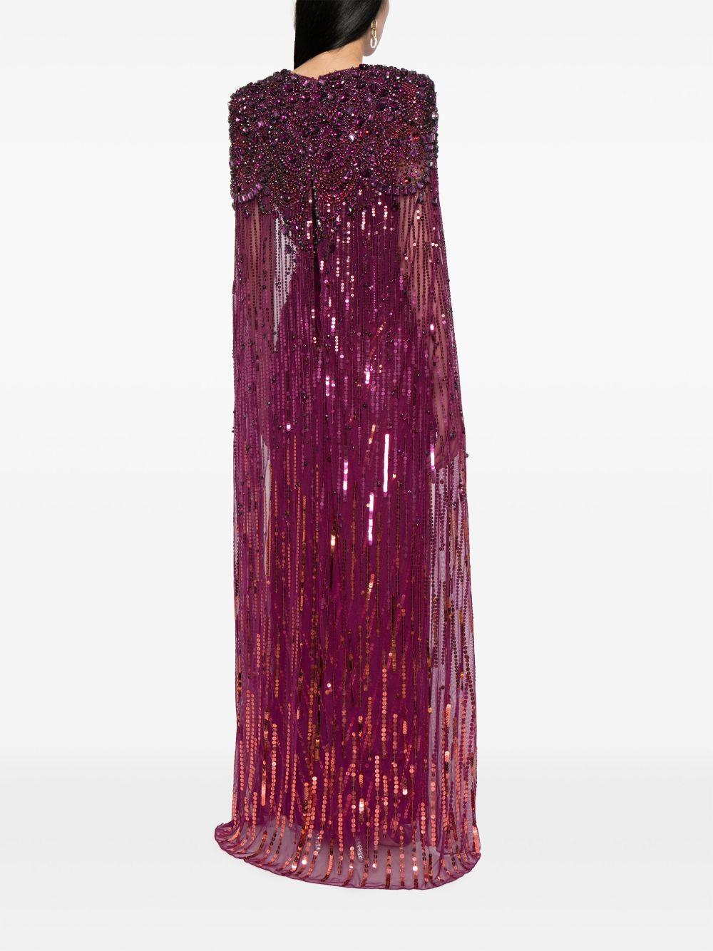 Lotus Lady sequin-embellished gown Product Image