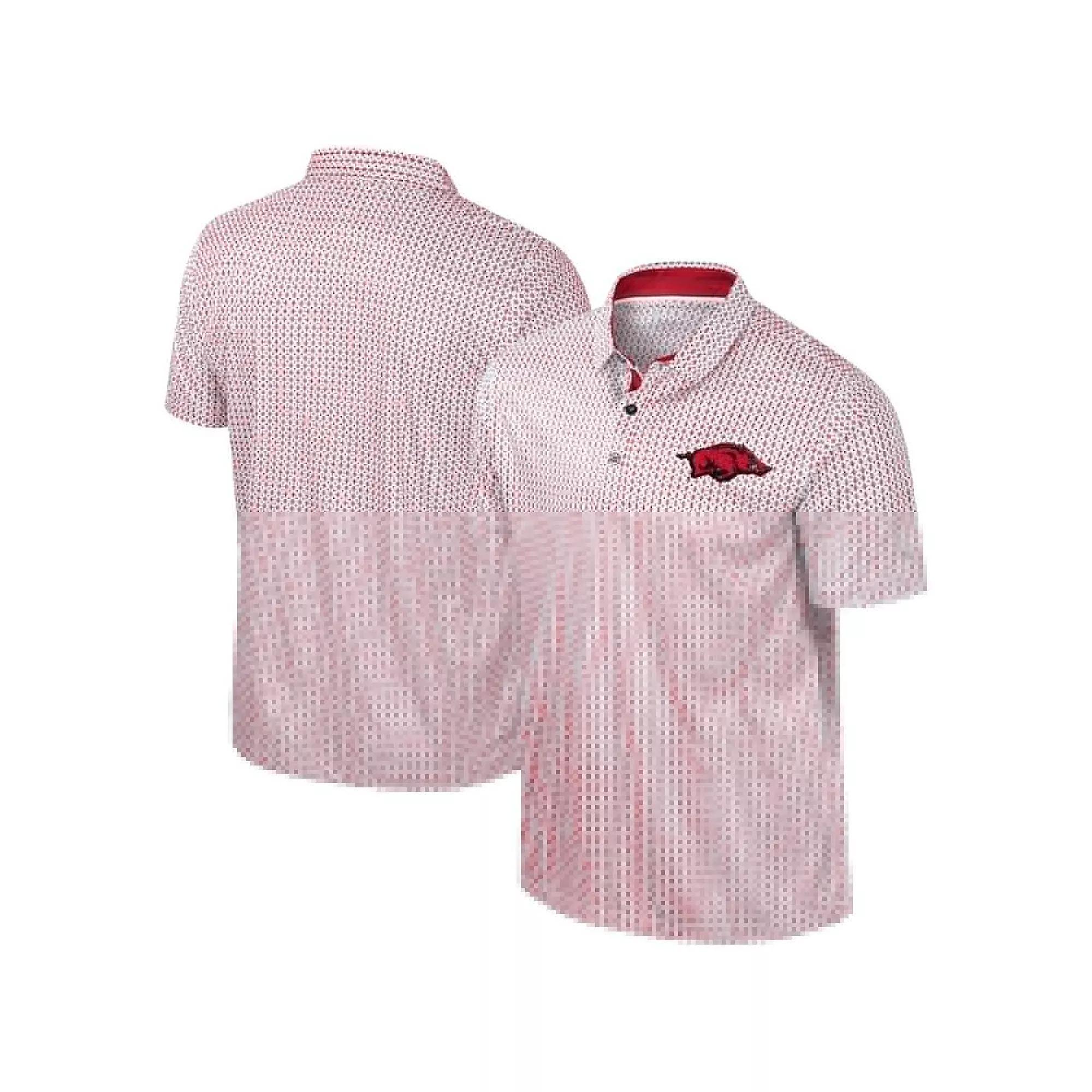 Men's Colosseum Cardinal Arkansas Razorbacks Big & Tall Marty Rival Polo, Size: 3XLT, Red Product Image
