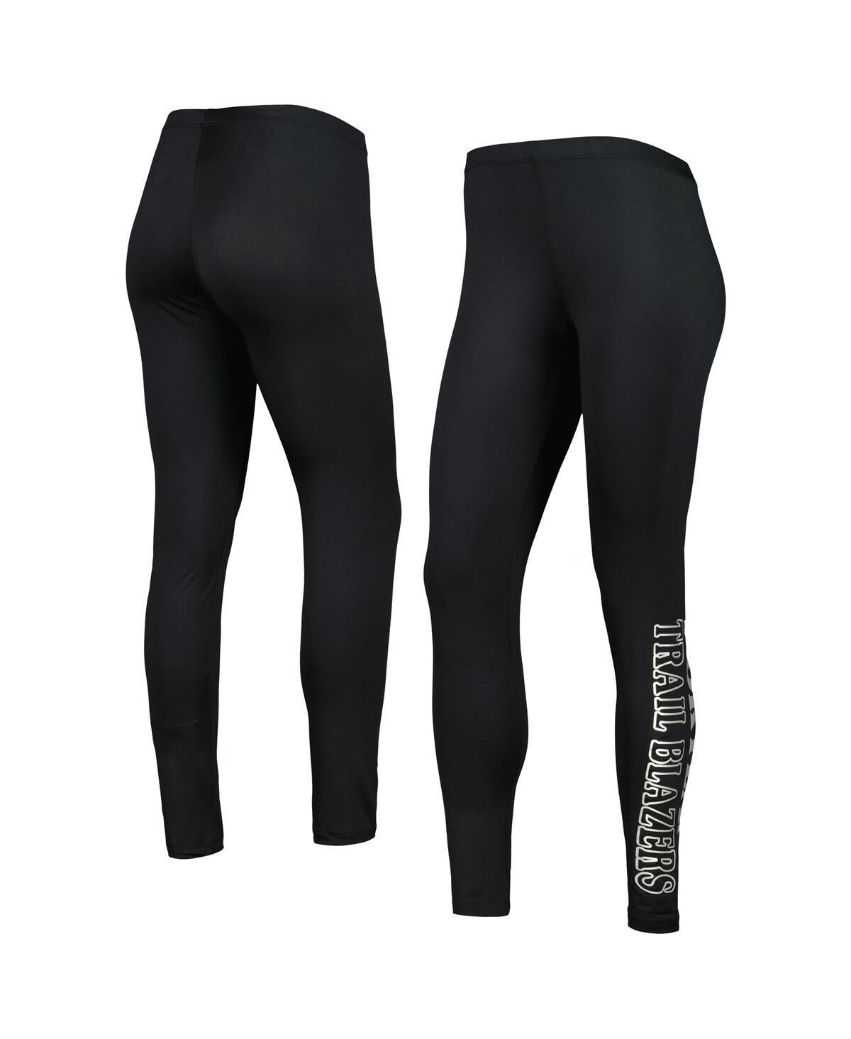 Women's G-III 4Her by Carl Banks Black Portland Trail Blazers Stadium Leggings, Size: XL Product Image