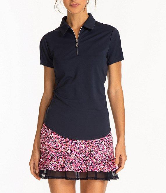 Sport Haley Short Sleeve Quarter Zip Collared Polo Product Image