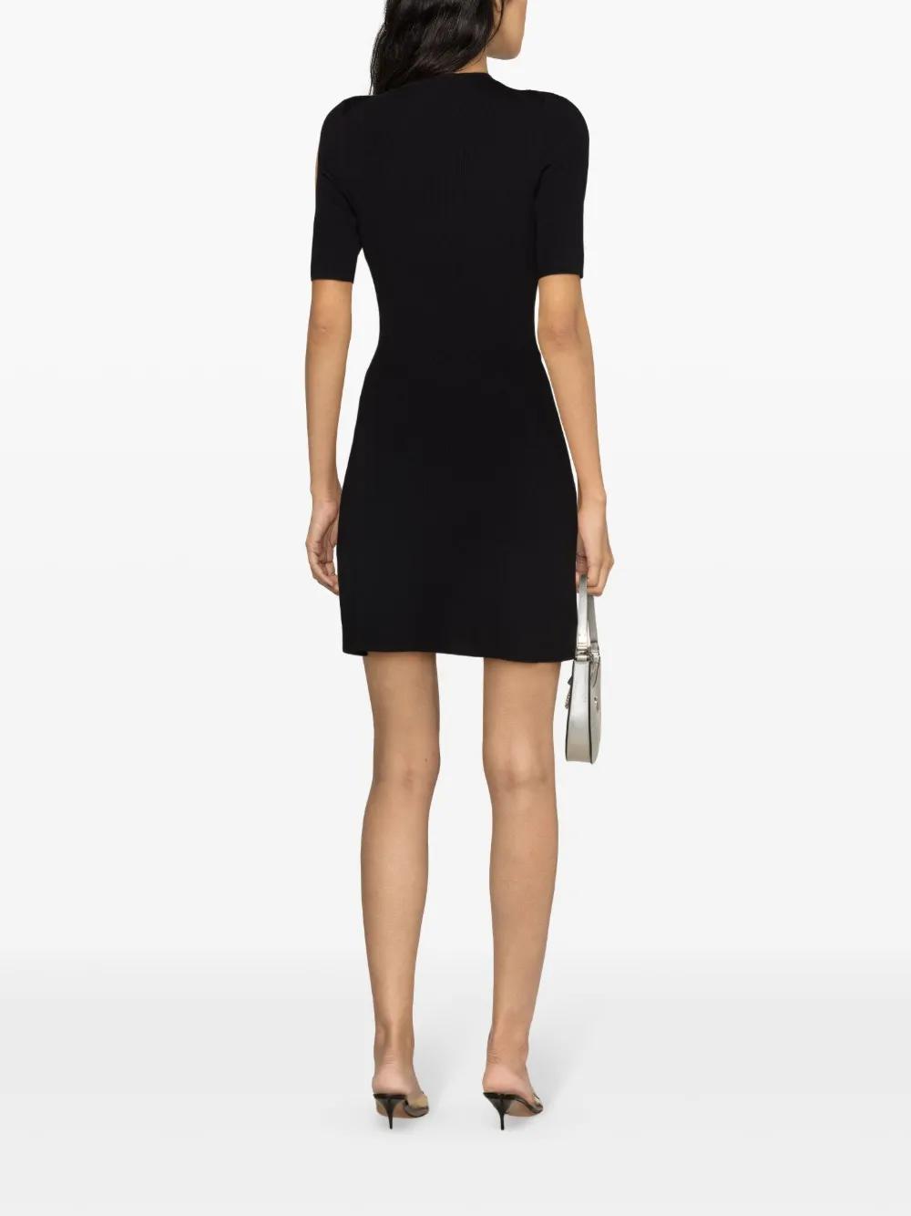 ribbed-knit mini dress Product Image