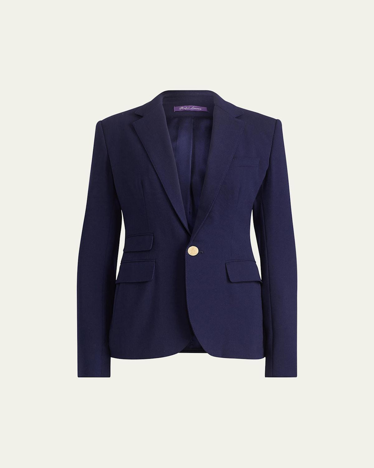 Parker One-Button Wool Jacket Product Image