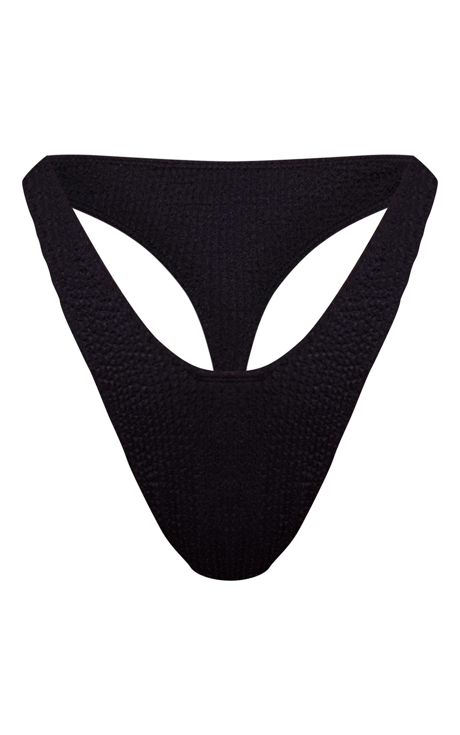 Black Underwired Cupped Bikini Top Product Image
