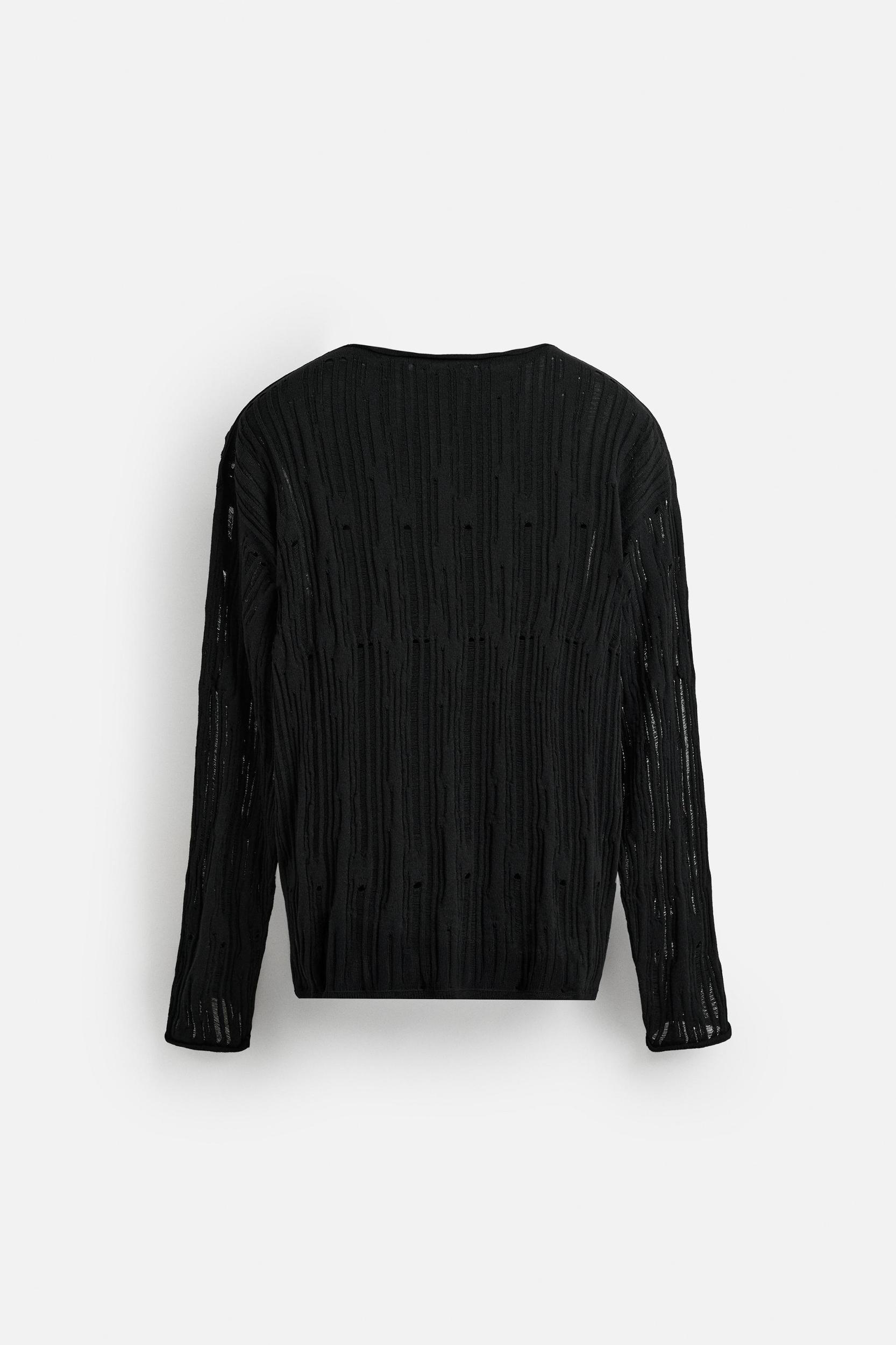 DROP STITCH TEXTURED SWEATER Product Image