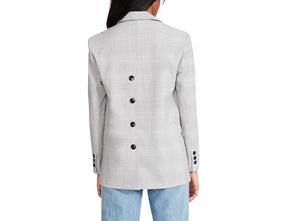 Steve Madden Kris Blazer (Grey) Women's Clothing Product Image