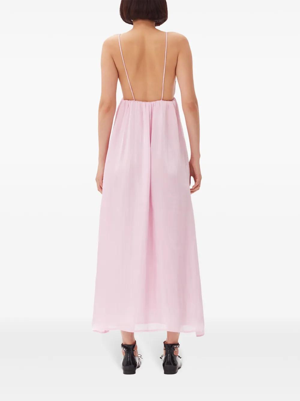 metallic-effect maxi dress Product Image