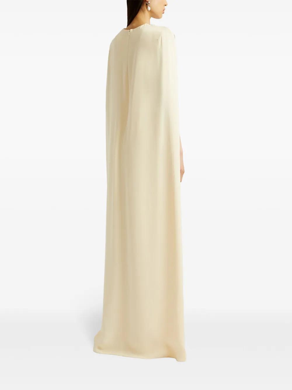 cape-detail gown  Product Image