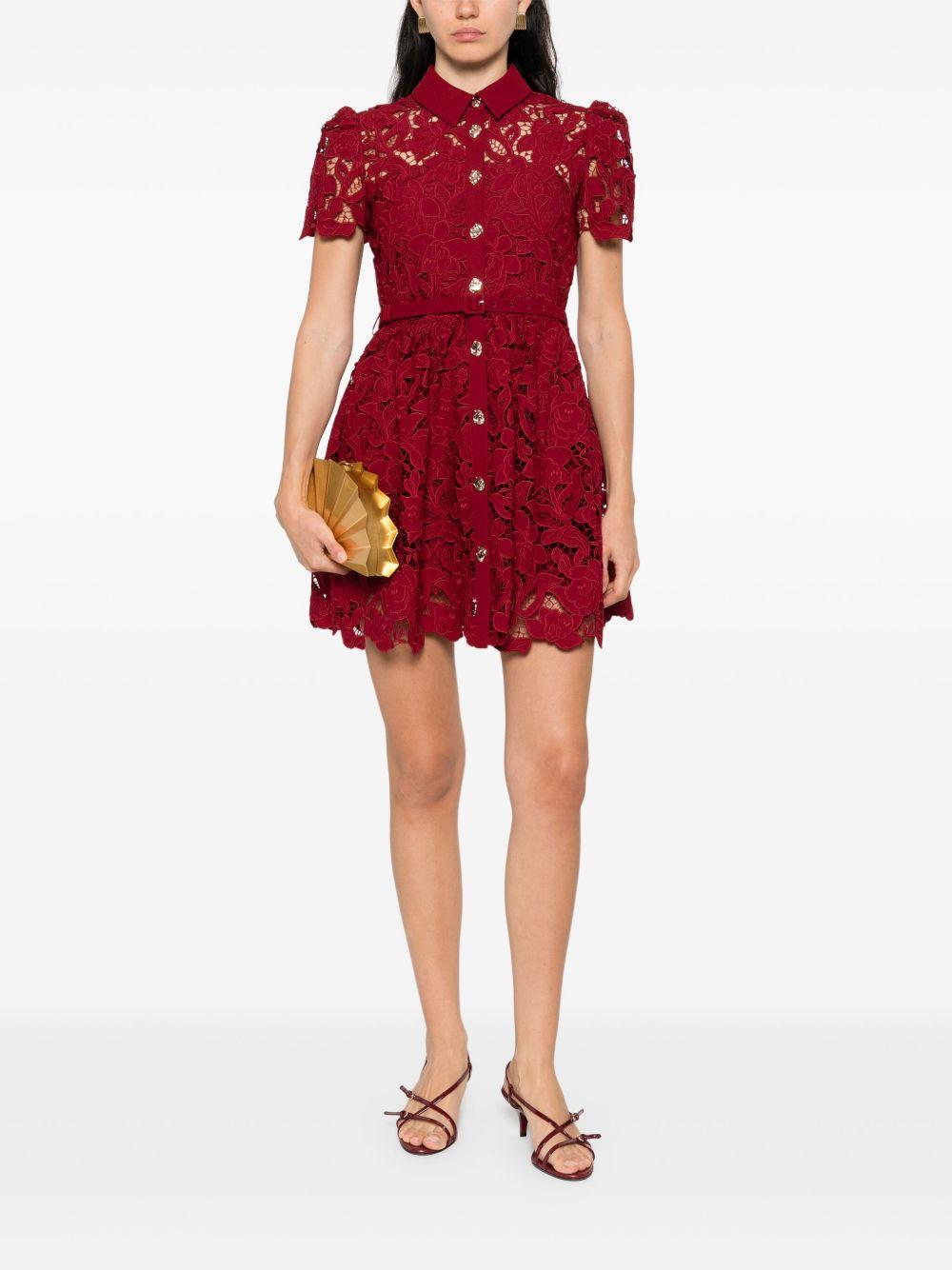 floral-lace mini dress Product Image