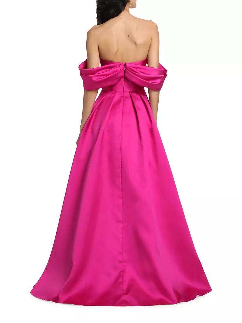 Viktor Off-The-Shoulder Mikado Gown Product Image