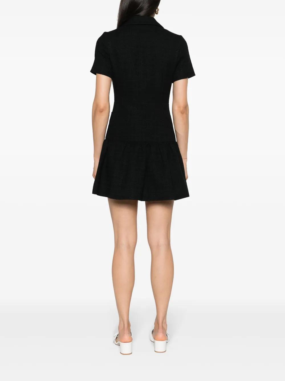 peplum tweed minidress Product Image