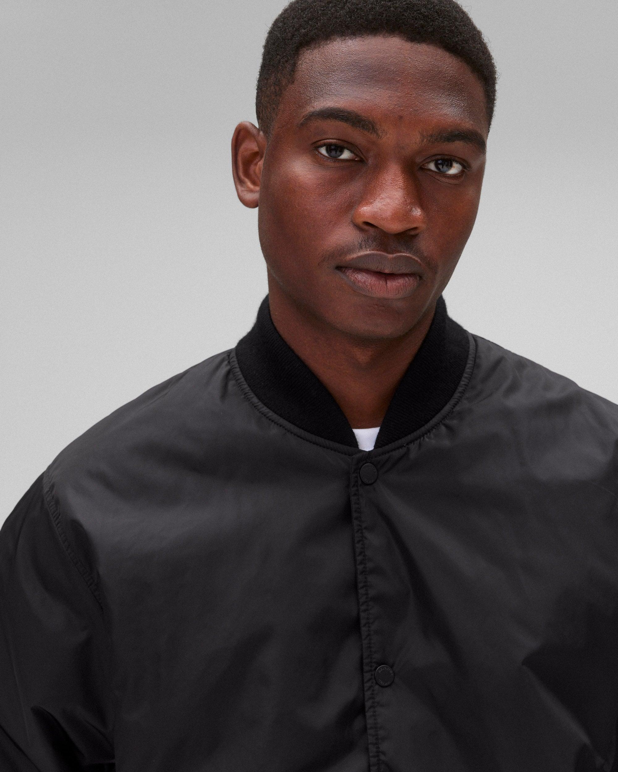 Econyl Satin Nylon Stadium Jacket Male Product Image