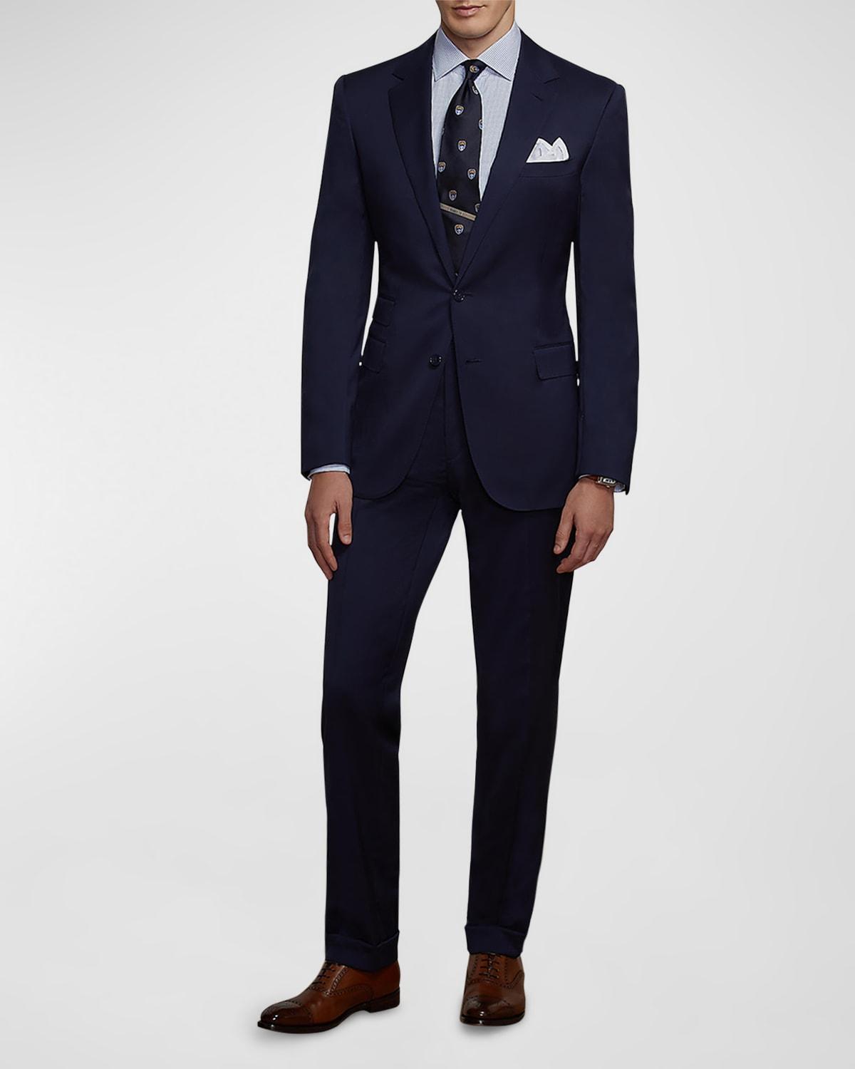 Mens Gregory Hand-Tailored Wool Serge Suit Product Image