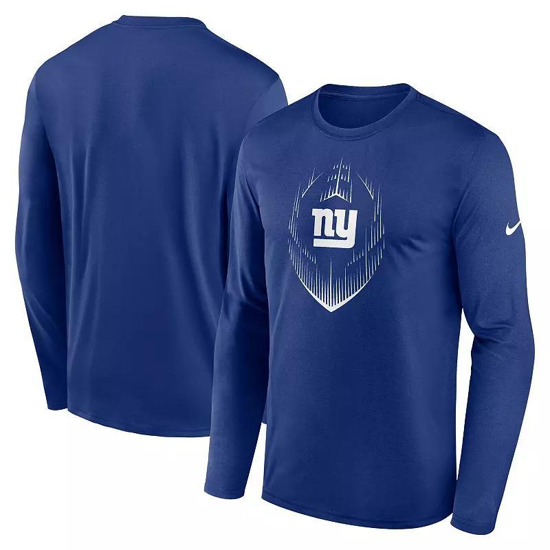 Men's Nike Royal Los Angeles Rams Legend Icon Long Sleeve T-Shirt, Size: Small, Blue Product Image
