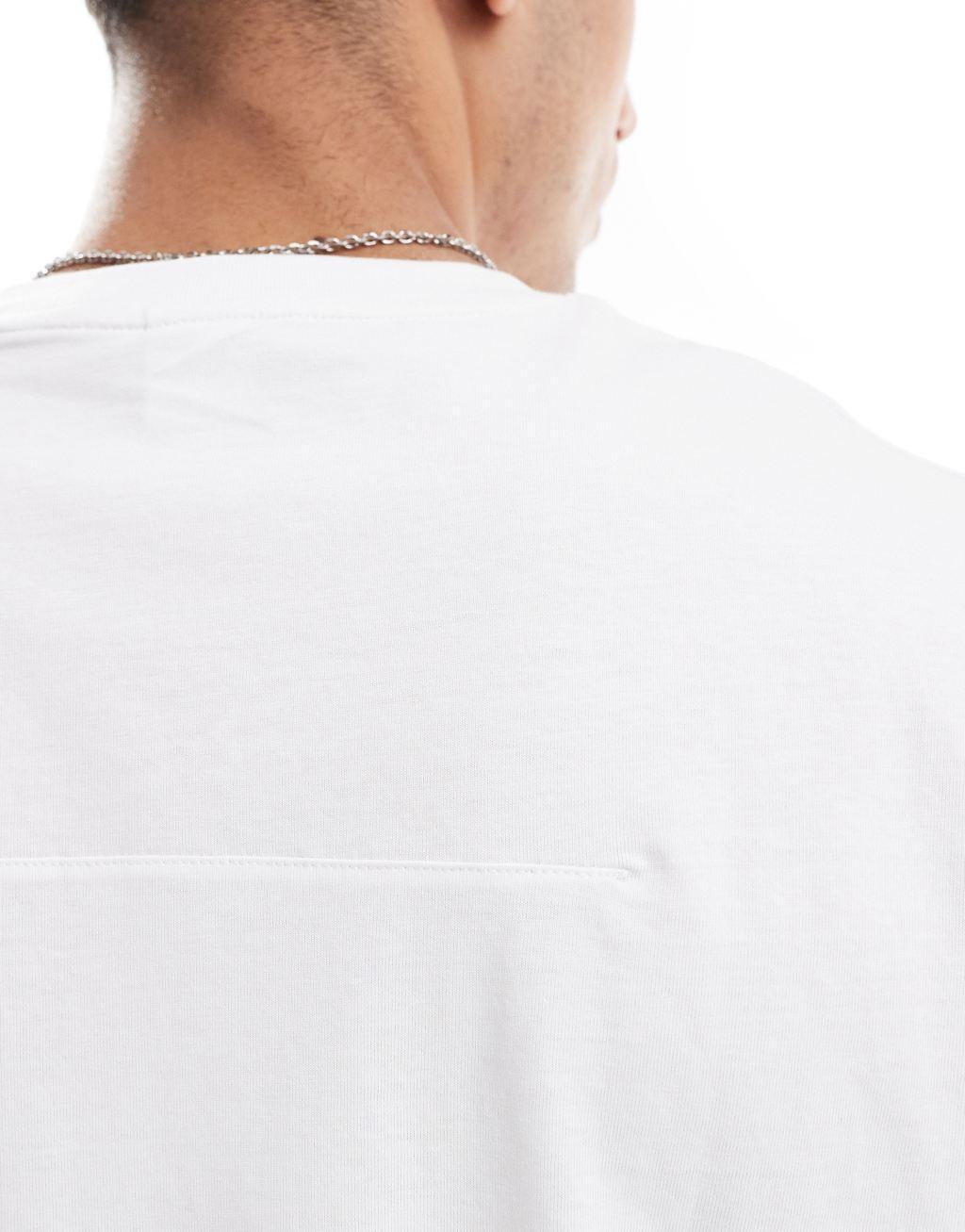 Bershka Oversized T-Shirt In White  Product Image