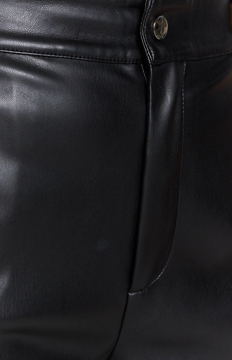 Cool Shade PU Pants Black Girls Product Image