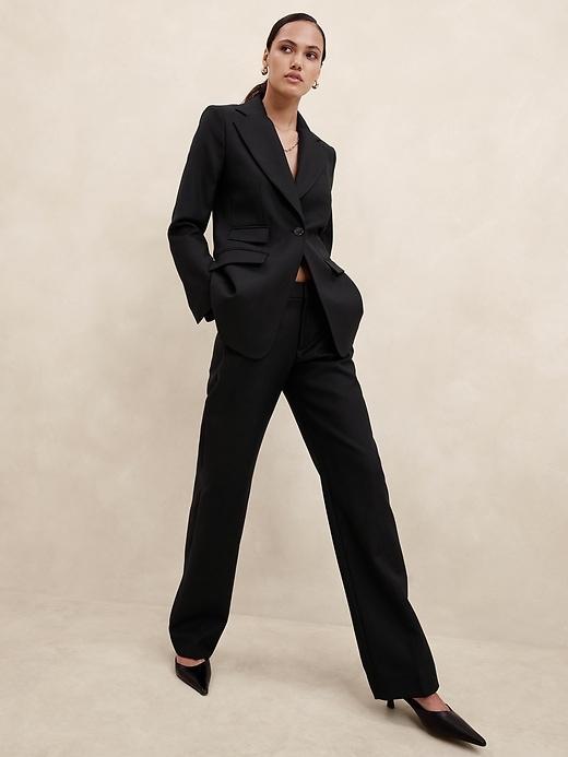 Lido Straight Italian Wool Pant Product Image