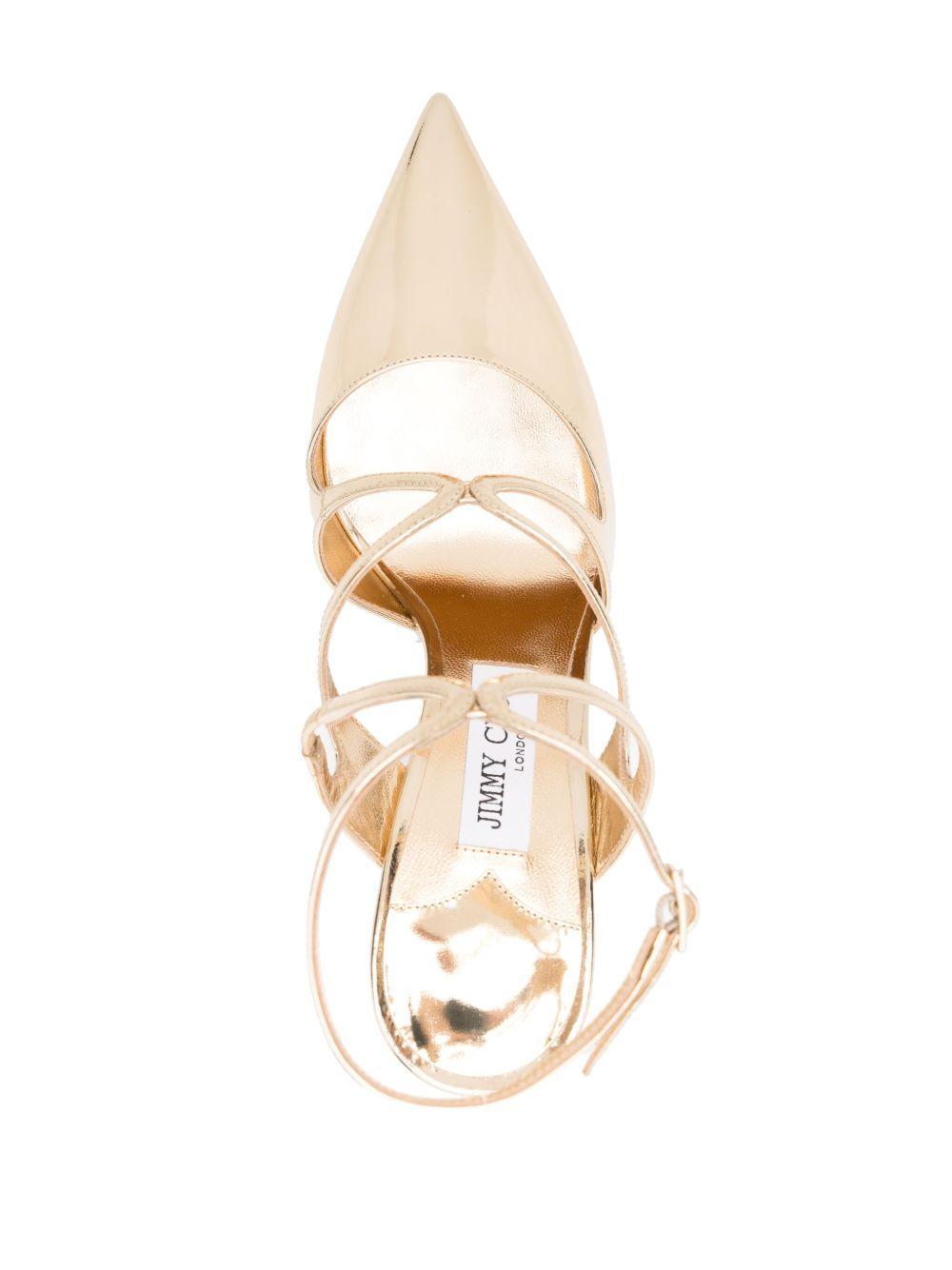 Azia 95mm leather pumps Product Image