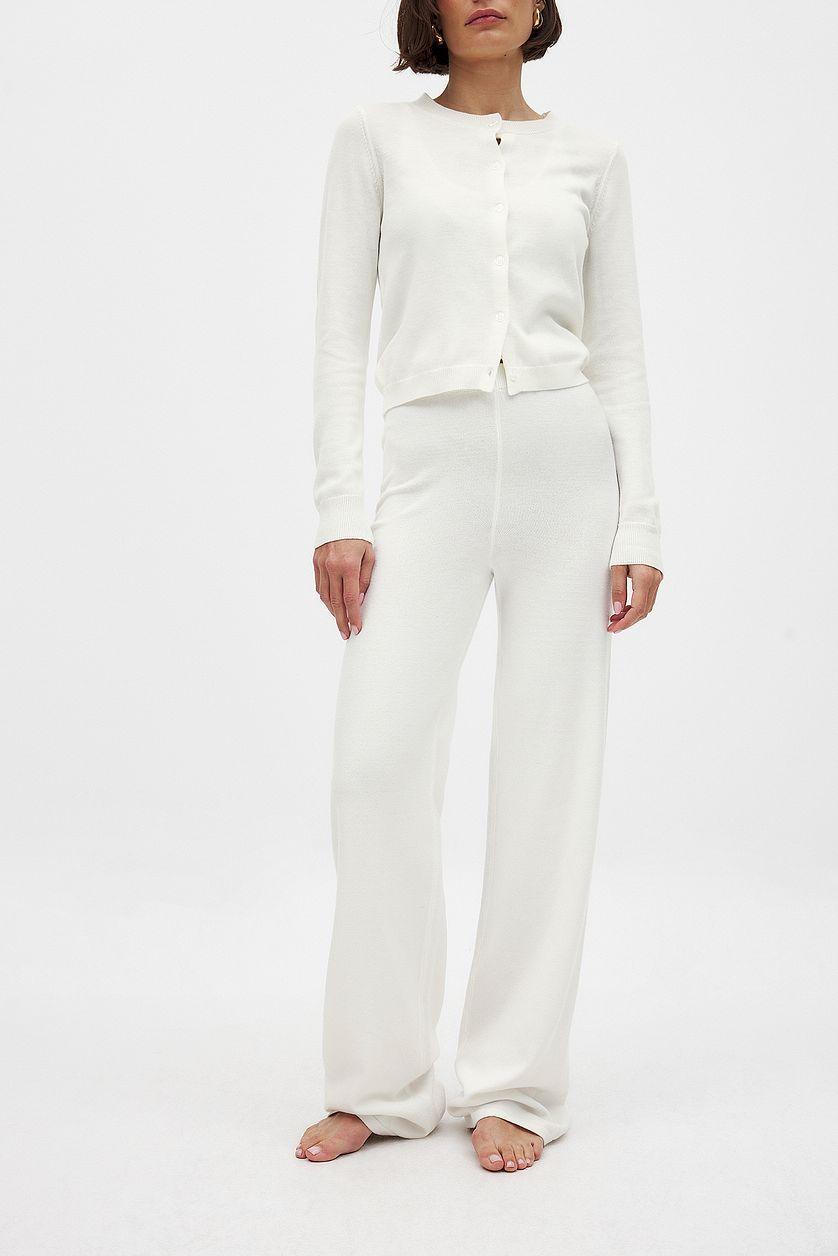 Knitted Wide Trousers Product Image