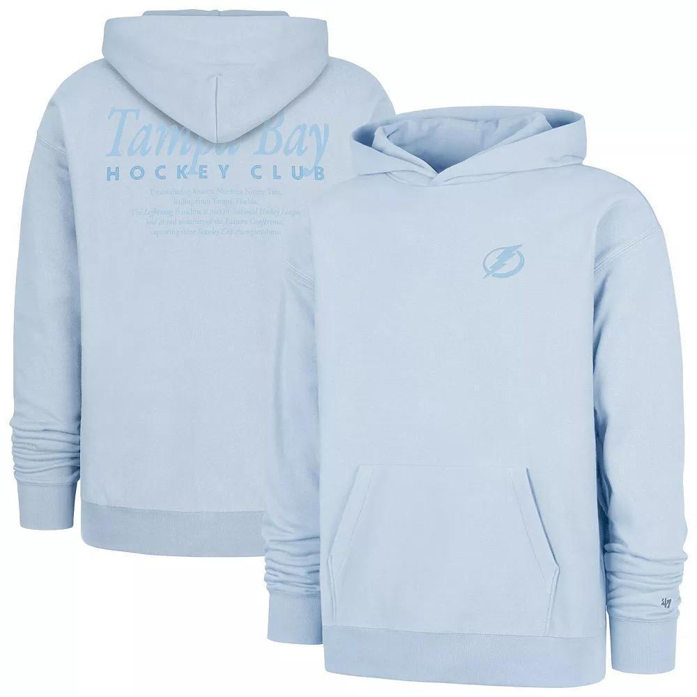 Men's '47  Light Blue Tampa Bay Lightning Foundation Pullover Hoodie, Size: 2XL, Lgh Light Product Image