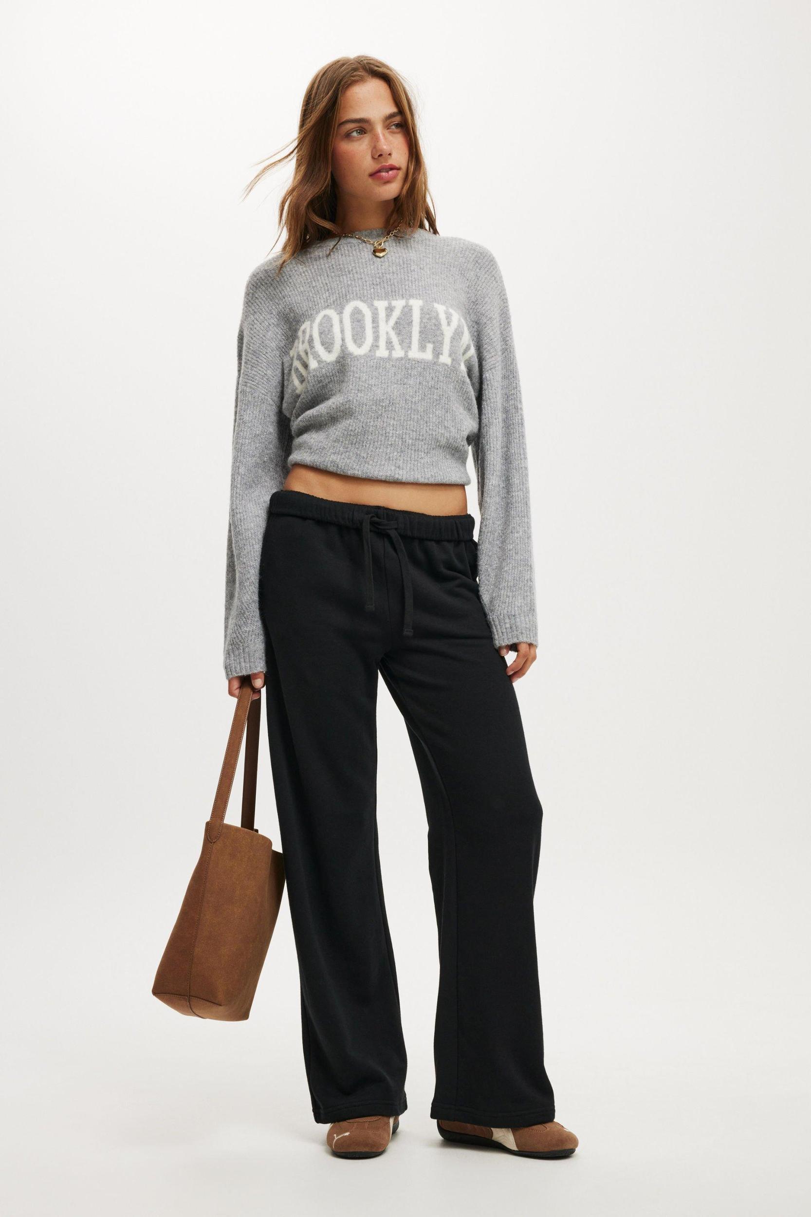 Classic Fleece Wide Leg Sweatpant Product Image