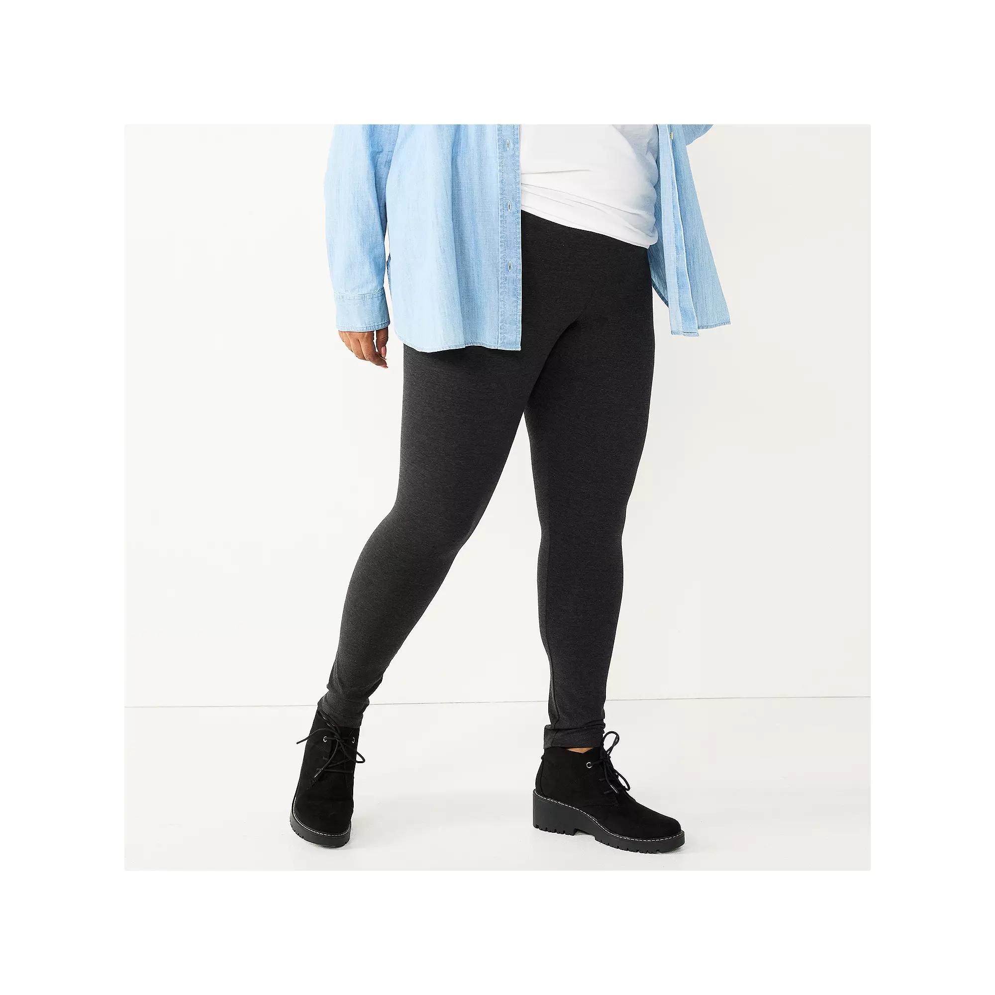 Plus Size Sonoma Goods For Life Leggings, Womens Product Image