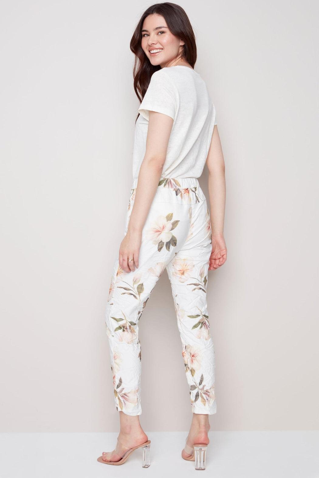 Floral Crinkle Jogger Product Image