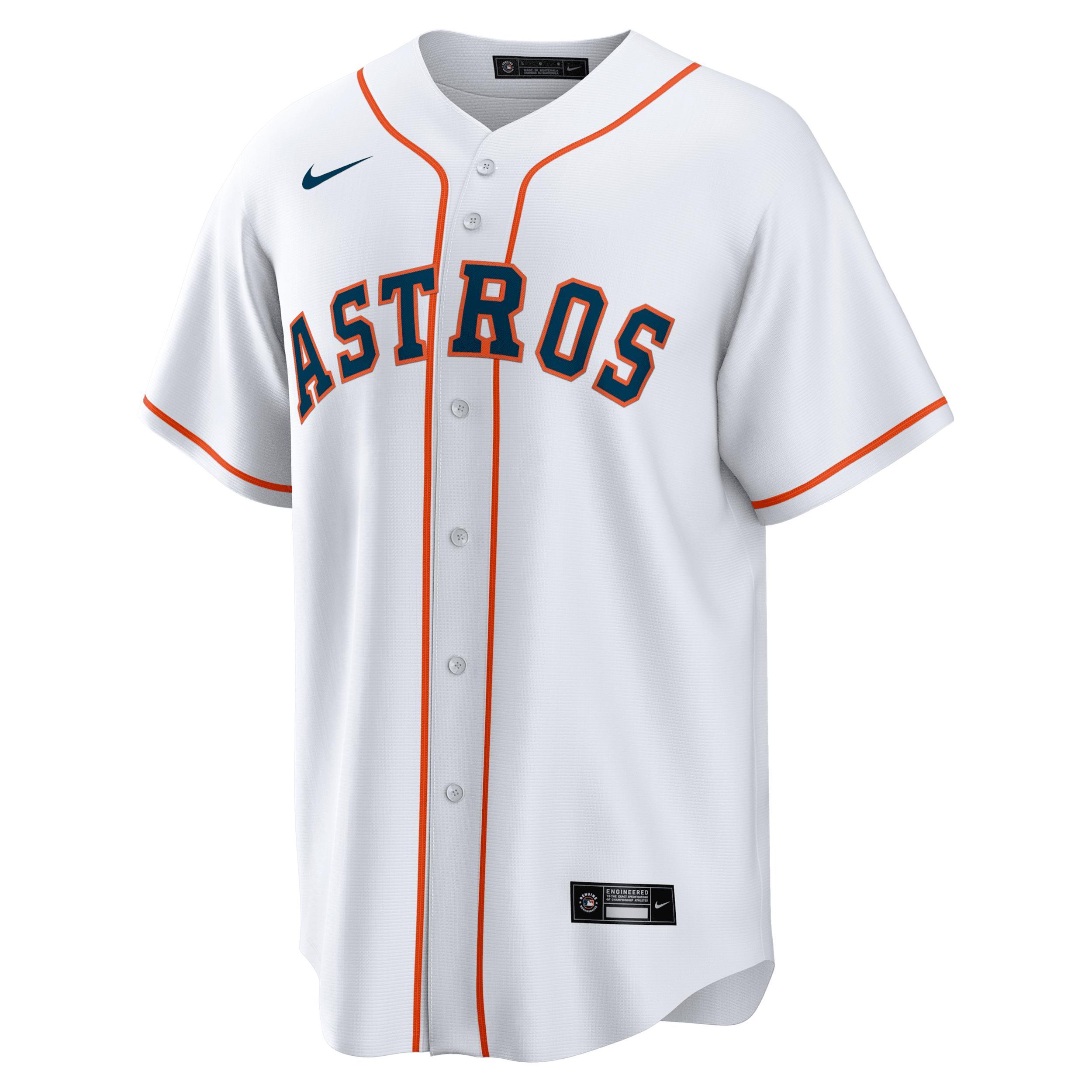 Men's Nike Yainer Diaz White Houston Astros Home Replica Jersey, Size: Medium Product Image