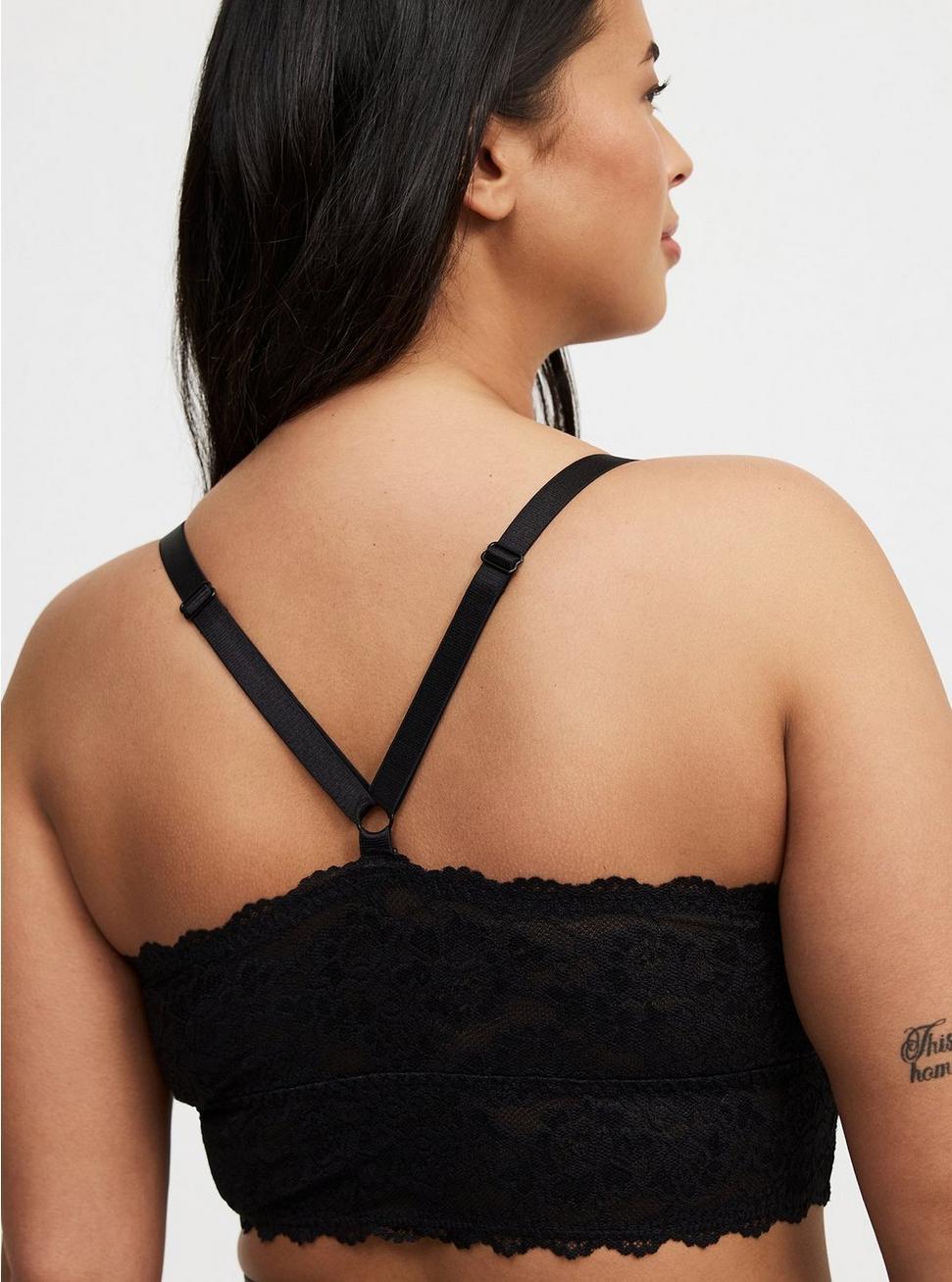 Lightly Lined Simply Lace XO Front Bralette Product Image