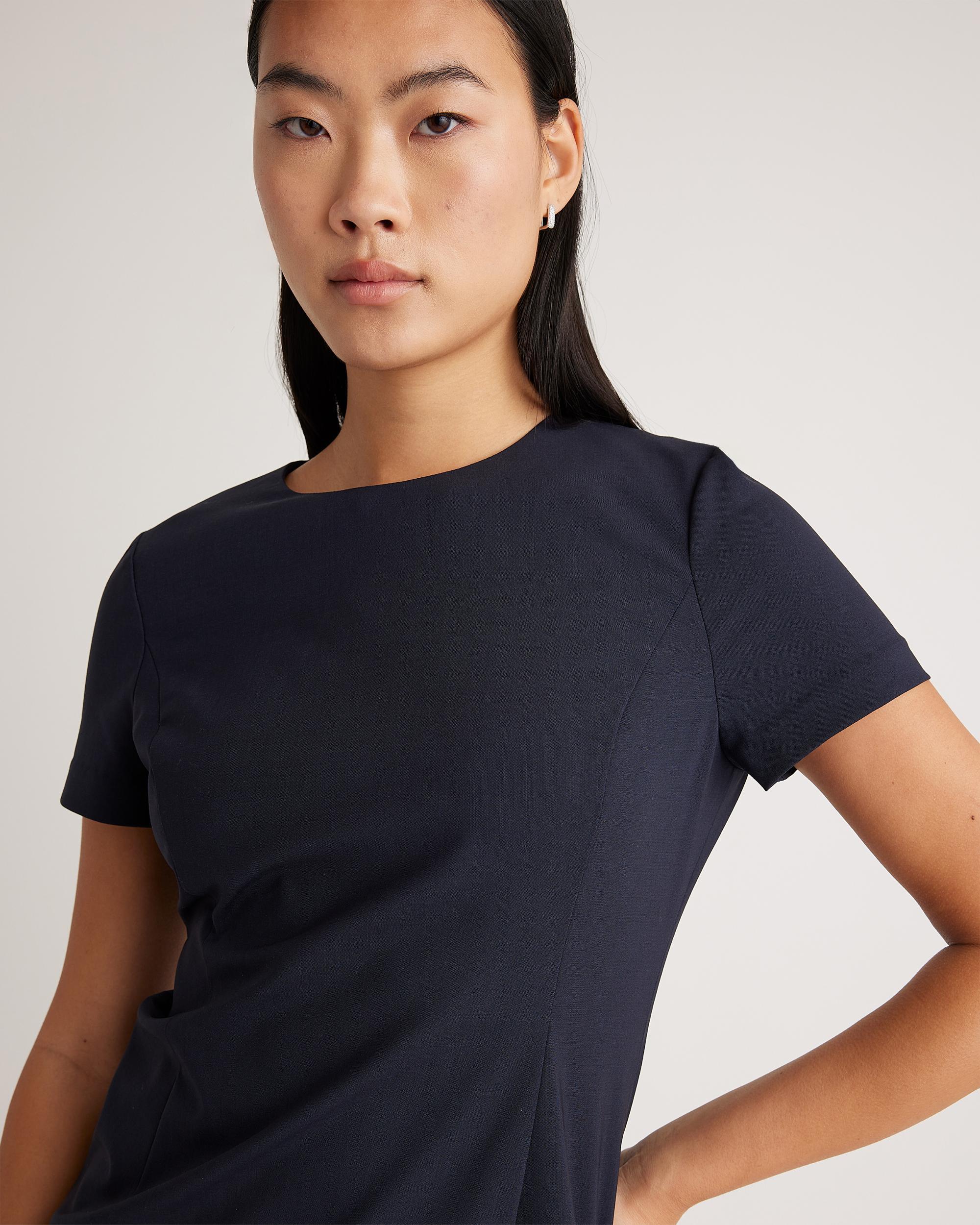 Quince | Women's Italian Wool Short Sleeve Dress Product Image