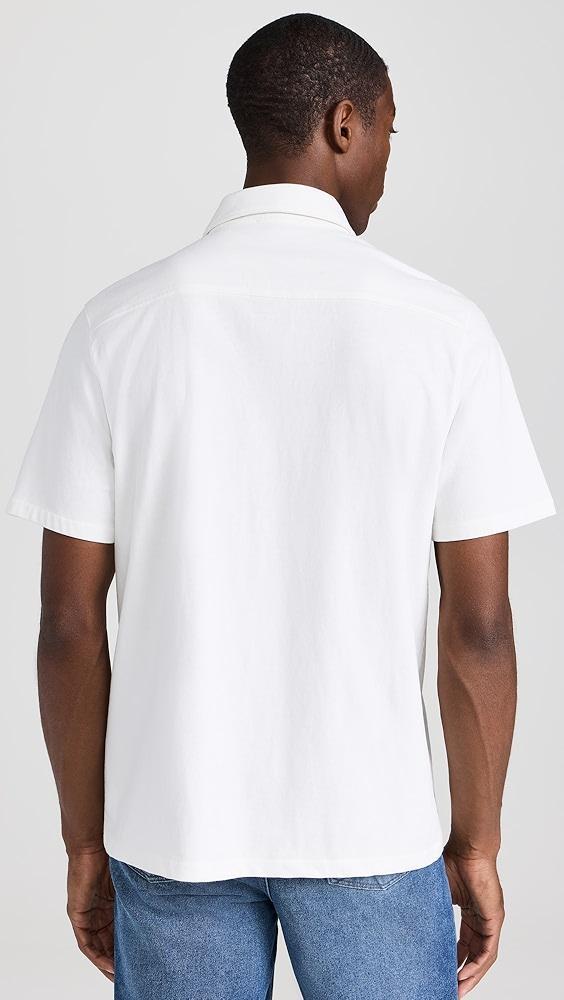 Vince Sueded Jersey Button Down Shirt | Shopbop Product Image