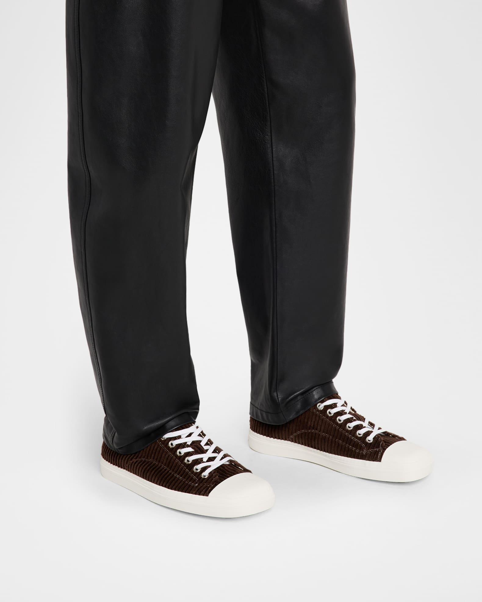 Men's Edge Corduroy Cap Toe Low-Top Sneakers Product Image